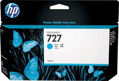 HP 727 Mavi Mürekkep Kartuş B3P19A 130 ML - 1