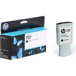 HP - HP B3P22A Mat Siyah Mürekkep Kartuş (727)