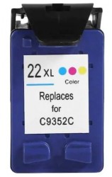 HP - HP C22XL / C9352 (22XL) Renkli Muadil Kartuş