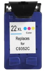 HP C22XL / C9352 (22XL) Renkli Muadil Kartuş - HP