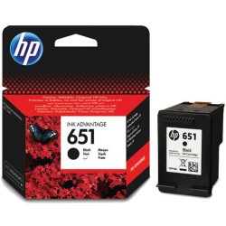 HP - HP C2P10A Siyah Mürekkep Kartuş (651)