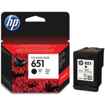 HP C2P10A Siyah Mürekkep Kartuş (651)