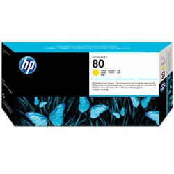 HP C4823A Yellow B.Kafası ve Temizleyicisi (80) - HP