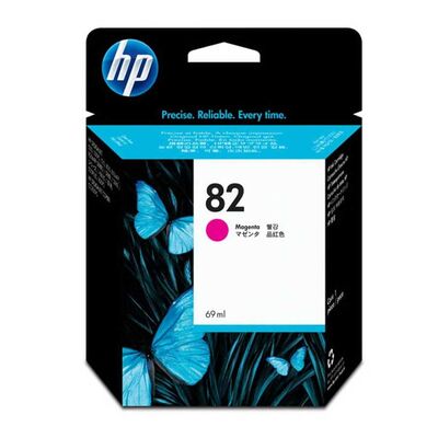 HP C4912A Kırmızı Mürekkep Kartuş (82) - 1