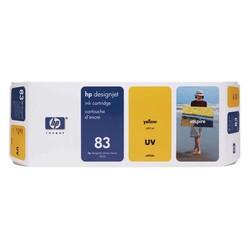 HP C4943A Yellow Plotter Mürekkep (83) - HP