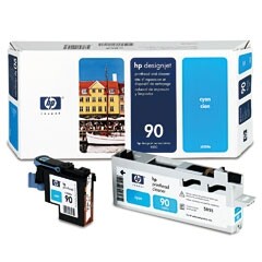 HP C5055A Cyan Baskı Kafası ve Temizleyicisi (90) - HP