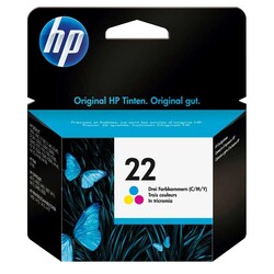 HP C9352A CMY Mürekkep Kartuş (22) - HP