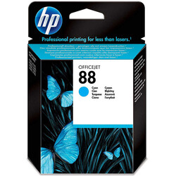 HP C9386A Mavi Mürekkep Kartuş (88) - HP
