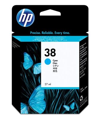 HP C9415A Mavi Mürekkep Kartuş (38)