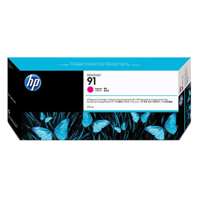 HP C9468A Kırmızı Mürekkep Kartuş (91) - 1