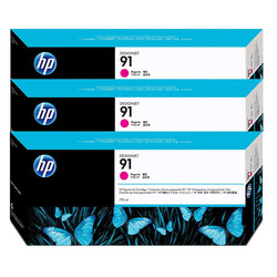 HP - HP C9484A Kırmızı Mürekkep Kartuş (91)