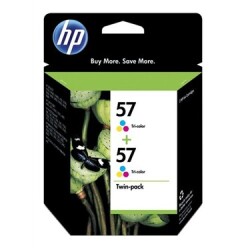 HP 57 CMY Renkli Orijinal Mürekkep Kartuş – 2’li Paket C9503A - HP