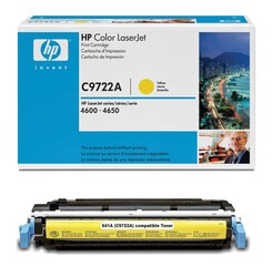 HP - HP C9722A (641A) ORJİNAL SARI TONER