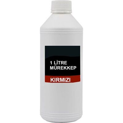 HP-CANON-BROTHER KIRMIZI MÜREKKEP 1 LİTRE - 1