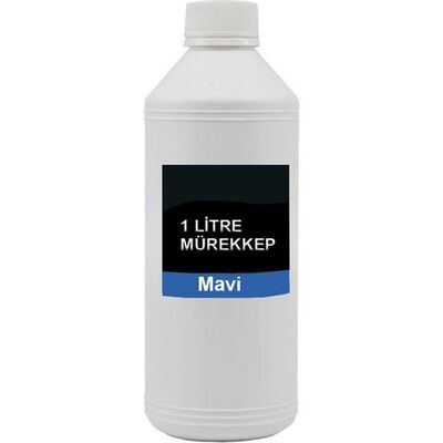 HP-CANON-BROTHER MAVİ MÜREKKEP 1 LİTRE - 1