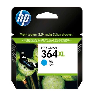 HP CB323E Mavi Mürekkep Kartuş (364XL)