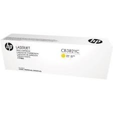 HP CB382YC SARI ORİJİNAL TONER - HP