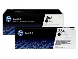 HP - HP CB436AD (36A) ORJİNAL SİYAH TONER İKİLİ PAKET