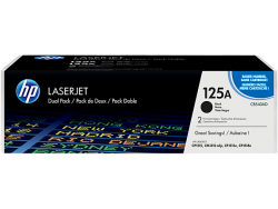 HP - HP CB540AD (125A) ORJİNAL SİYAH TONER İKİLİ PAKET