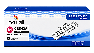 HP 125A CB543A Kırmızı Muadil Toner - 1