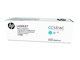 HP CC531AC (304A) MAVİ ORİJİNAL TONER