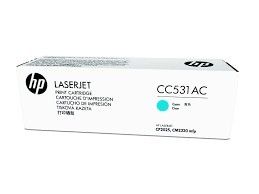HP CC531AC (304A) MAVİ ORİJİNAL TONER - 1
