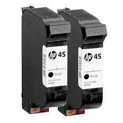HP 45 2'Li Siyah Orijinal Mürekkep Kartuş 51645A - 2