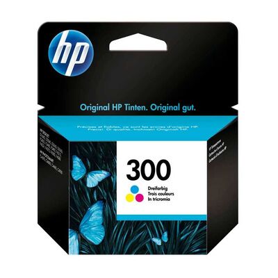 HP 300 CMY Mürekkep Kartuş CC643E