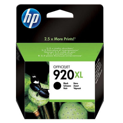 HP 920XL Siyah Mürekkep Kartuş (CD975A)