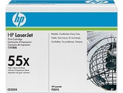 HP - HP CE255X (55X) ORJİNAL SİYAH TONER YÜK. KAP.