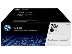 HP - HP CE278AD (87A) ORJİNAL SİYAH TONER İKİLİ PAKET