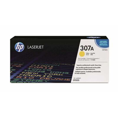 HP CE742A (307A) ORJİNAL SARI TONER - 1