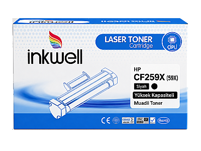 HP CF259X (59X) Siyah Yüksek Kapasiteli Muadil Toner - 1