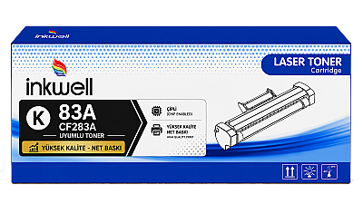 HP CF283A (83A) Siyah Muadil Toner - 1