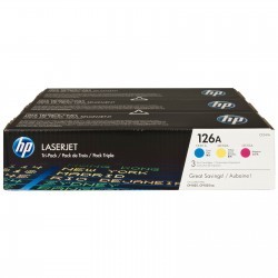 HP - HP CF341A (126A) ORJİNAL ÜÇ RENK (CMY) TONER