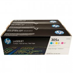HP CF370AM (305A) ORJİNAL ÜÇ RENK (CMY) TONER - HP