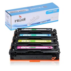 HP - HP 201A (CMYK) Muadil Toner Seti Tüm Renkler