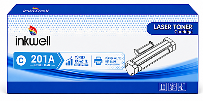 Hp CF401A (201A) Mavi Muadil Toner - 1