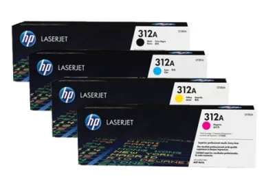 HP 312A (CF380A - CF381A - CF382A - CF383A) 4’lü Orijinal Toner Seti - 1