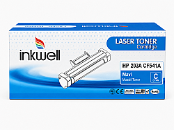 HP 203A CF541A Mavi Muadil Toner - inkwell