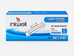HP 203X CF541X Mavi Yüksek Kapasiteli Muadil Toner - inkwell