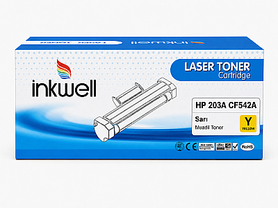 HP 203A CF542A Sarı Muadil Toner - 1