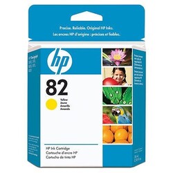 HP - HP CH568A Sarı Mürekkep Kartuş (82)