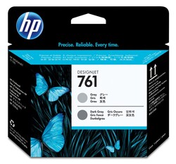 HP CH647A Gray/Dark Gray Baskı Kafası (761) - HP