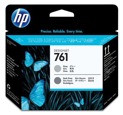 HP CH647A Gray/Dark Gray Baskı Kafası (761) - 1