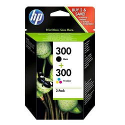 HP CN637E Black/CMY Mürekkep Kartuş (300) - HP