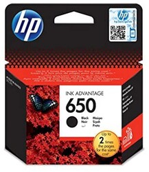 HP 650 CZ101A Siyah Mürekkep Kartuş - HP