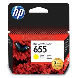 HP - HP CZ112A Yellow Mürekkep Kartuş (655)