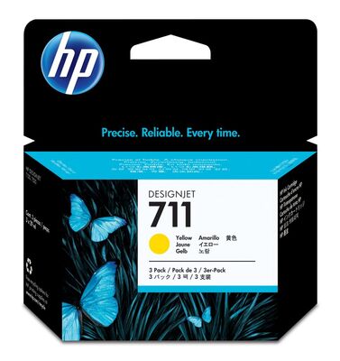 HP CZ132A Sarı Mürekkep Kartuş (711) - 1