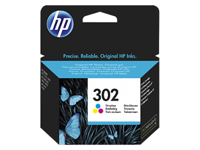 HP F6U65AE CMY Renkli Mürekkep Kartuş (302) - 1